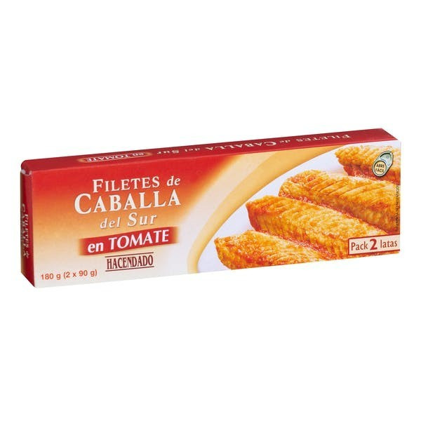 Filetes de caballa del sur en tomate 180 g