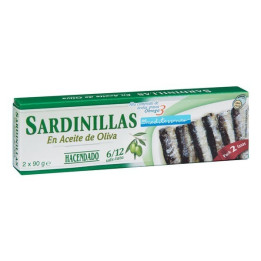 Small sardines in olive oil 2 x 90 g
