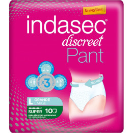 INDASEC Pant Inkontinenzslip Groß 10 Stück
