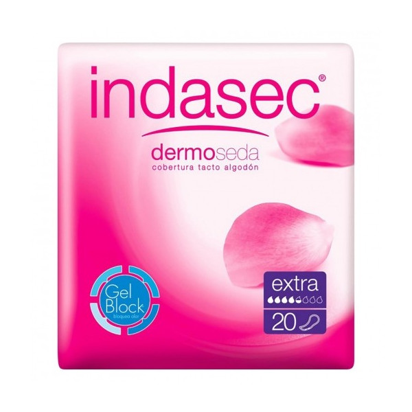 INDASEC Dermo Seda serviette Extra 20 unités