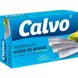 CALVO Sardines à l'huile de tournesol 115 g