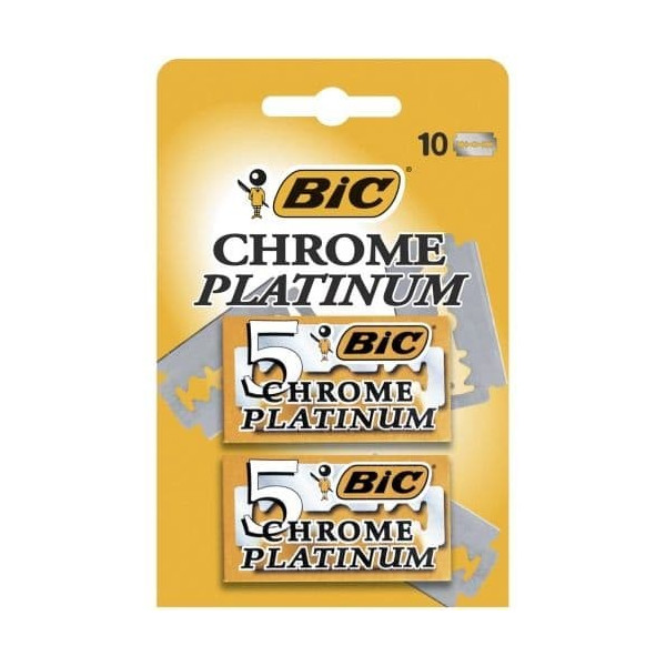 BIC Chrome Platinum lames de rasoir 10 unités