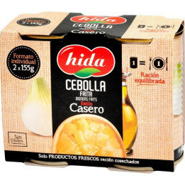 HIDA Cipolla fritta confezione da 2 lattine da 155 g