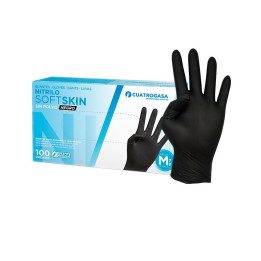 CUATRO GASA Gants en nitrile sans poudre 100 unités taille M