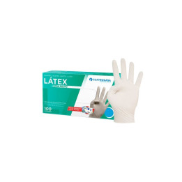 CUATRO GASA Powdered latex gloves 100 units size L