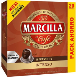 MARCILLA Nespresso Intenso Kaffee 20 Kapseln