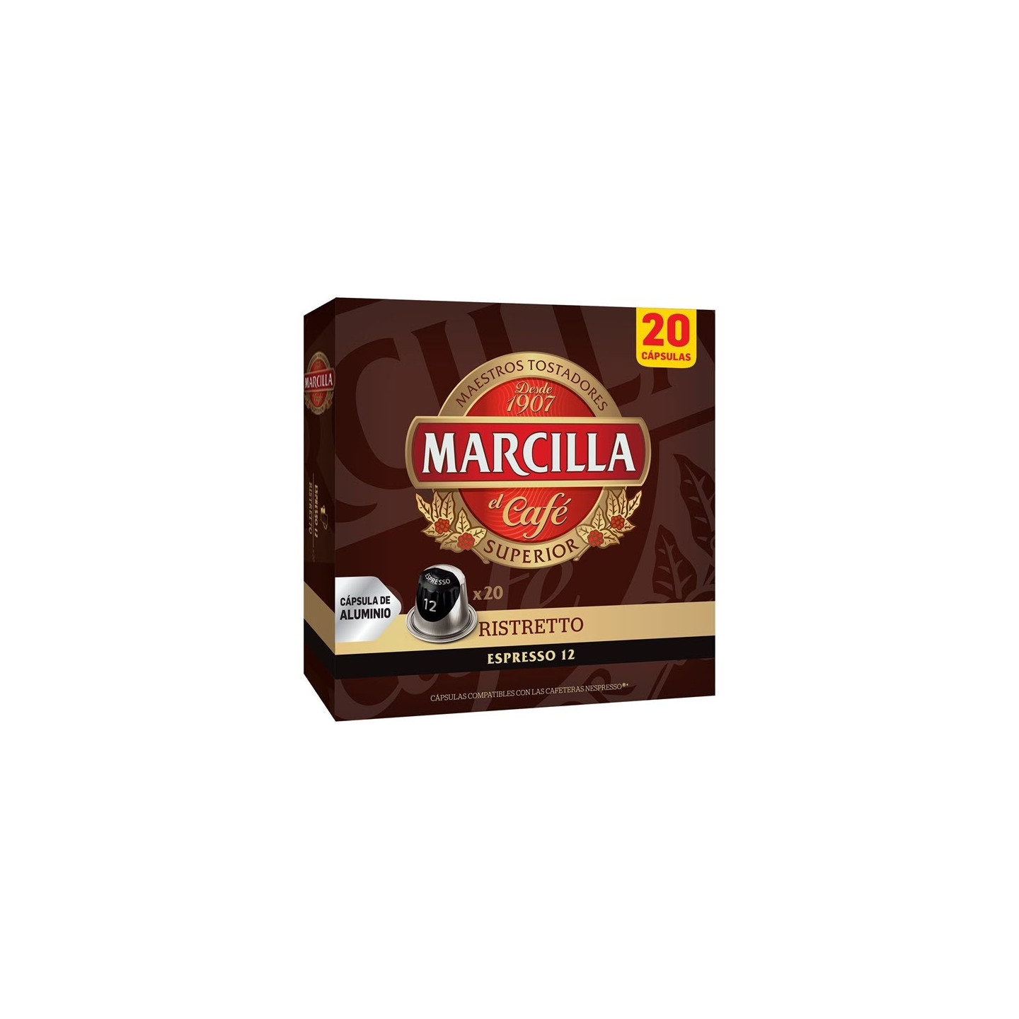 Ristrettto MARCILLA Nespresso Ristretto coffee 20 capsules