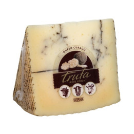 Queso curado mezcla con trufa 0,24 kg aprox.