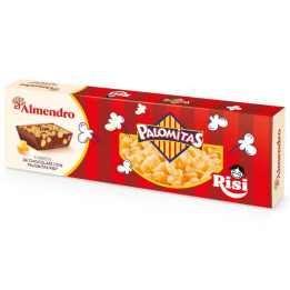 EL ALMENDRO Praliné-Turrón mit Risi-Popcorn-Geschmack 140 g